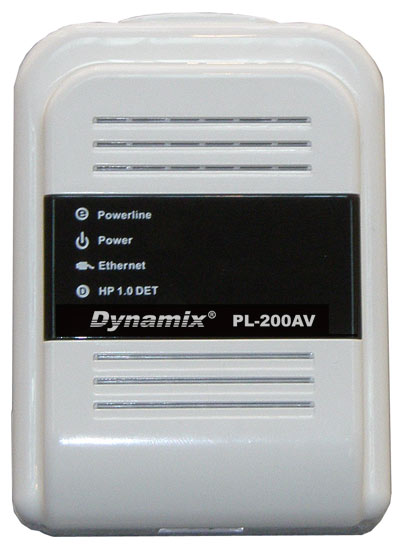 DYNAMIX PL-200AV Bridge Ethernet - HomePlug  AV (Powerline) (200 Mbps)