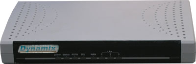 Dynamix DW IAD  162/S/H VoIP gateway with 1 FXS port and 3 ports router